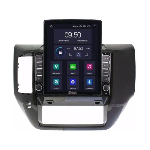 Штатная магнитола CarMedia SF-9270-D TESLA для Nissan Patrol 2004-2010 (черный/дерево) на Android 10.0