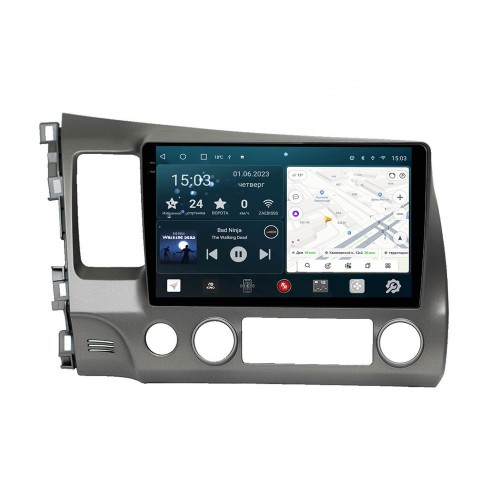 Штатная магнитола Redpower Slim 2K 71024 для Honda Civic 8 (VIII) 2006-2012 на Android 10.0