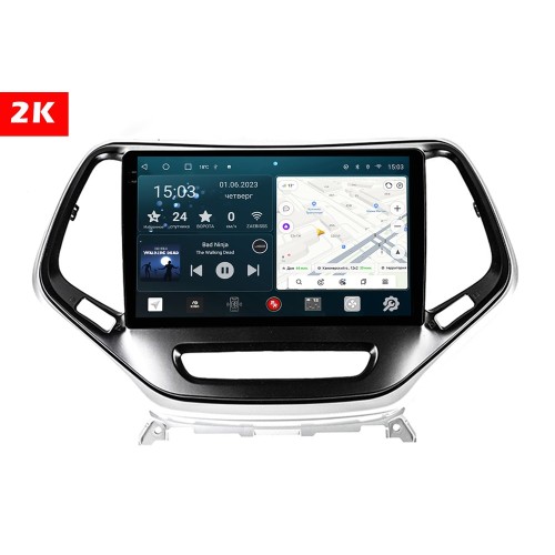 Штатная магнитола Redpower Slim 2K 71515 для Jeep Grand Cherokee 4-поколение, рестайлинг WK2 2013-2018 на Android 10.0