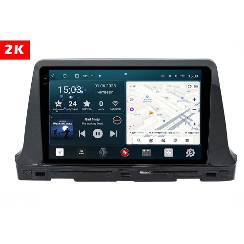 Штатная магнитола Redpower Slim 2K 71039 для Kia Seltos 2020-2023 на Android 10.0