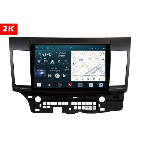 Штатная магнитола Redpower Slim 2K 71037 для Mitsubishi Lancer 2007-2016 на Android 10.0