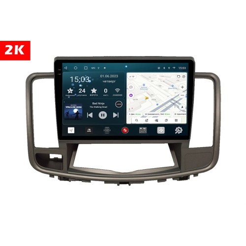 Штатная магнитола Redpower Slim 2K 71300M для Nissan Teana II 2008-2013 с монохромным дисплеем на Android 10.0