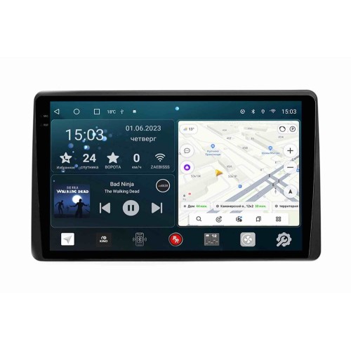 Штатная магнитола Redpower Slim 2K 71358 для Renault Arkana I 2019-2024 на Android 10.0