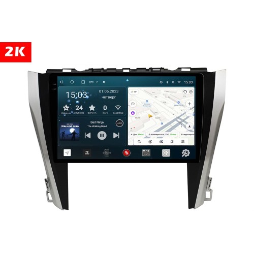Штатная магнитола Redpower Slim 2K 71231 для Toyota Camry V55 2014-2018 на Android 10.0