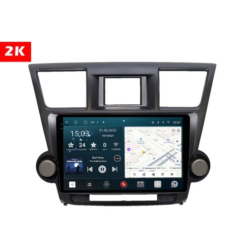 Штатная магнитола Redpower Slim 2K 71035 для Toyota Highlander (U40) 2007-2013 на Android 10.0