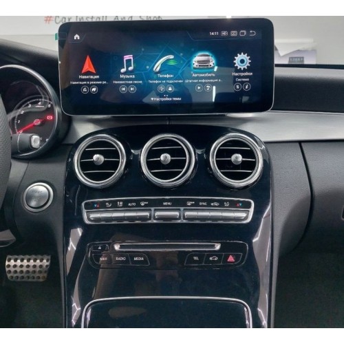 Штатная магнитола 8/128 ГБ RDL-7832-12 для Mercedes-Benz C-класс (W205), GLC (X253) 2019-2021 NTG 6.0 на Android 13.0
