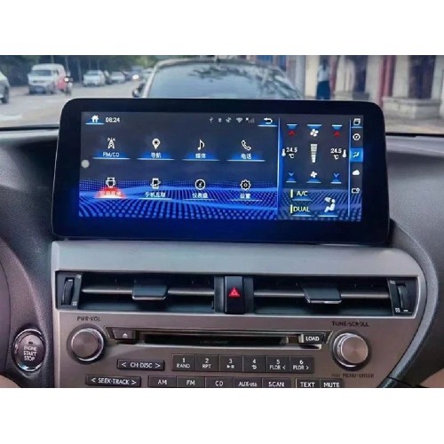 Штатная магнитола 8/128 ГБ RDL-LEX-RX 12,3 High для Lexus RX 2009-2012 (для комплектаций с заводской навигацией) на Android 13.0