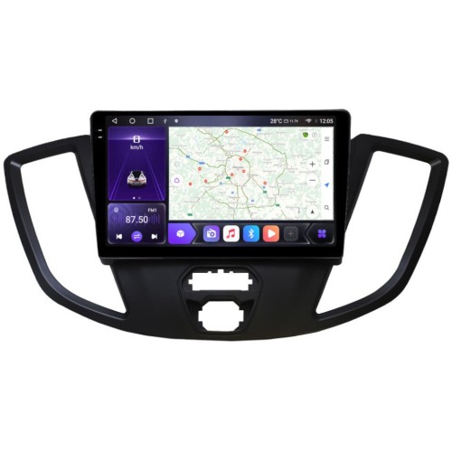 Штатная магнитола CarMedia EW-9287-P-2K (экран 2K) для Ford Transit 2014+ на Android 12.0