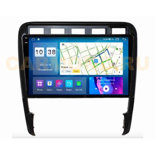 Автомагнитола Parafar для Porsche Cayenne (2002-2010) (экран 2K) на Android 11.0 (PF954LUX1U2K)