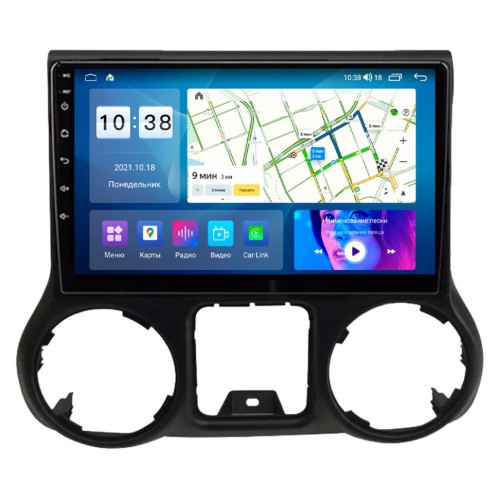 Штатная магнитола Parafar для Jeep Wrangler (2011-2014) на Android 13.0 (PF098LUX1FHD)