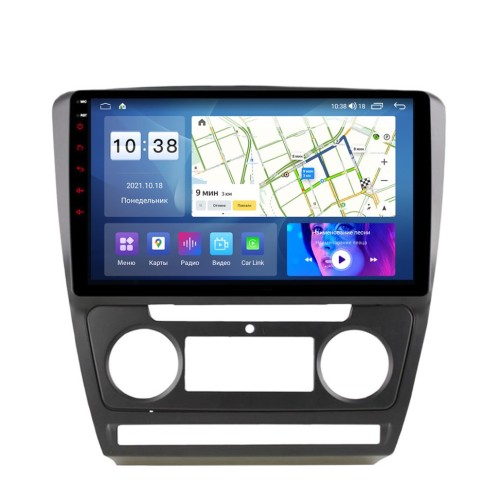 Штатная магнитола Parafar для Skoda Octavia A5 (2004-2013) черная на Android 13.0 (PF005BFHD)
