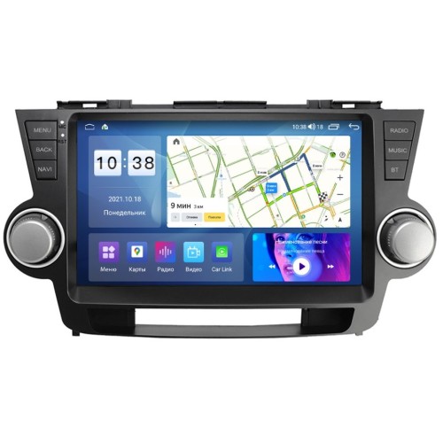 Штатная магнитола Parafar для Toyota Highlander (U40) 2007-2013 на Android 13.0 (PF035T3FHD)