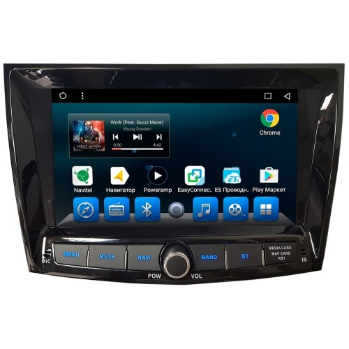 Штатная магнитола LeTrun 1802 для SsangYong Tivoli на Android 6.0.1 (KR-8099)