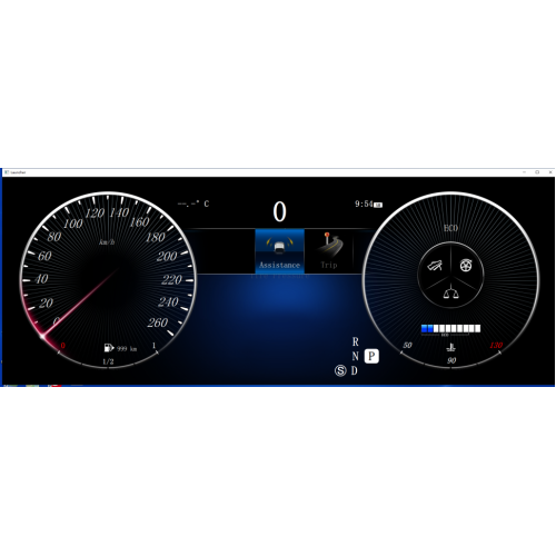 Цифровая приборная ЖК панель для Mercedes-Benz E-класс 2014-2015 (W212) RDL-1317A
