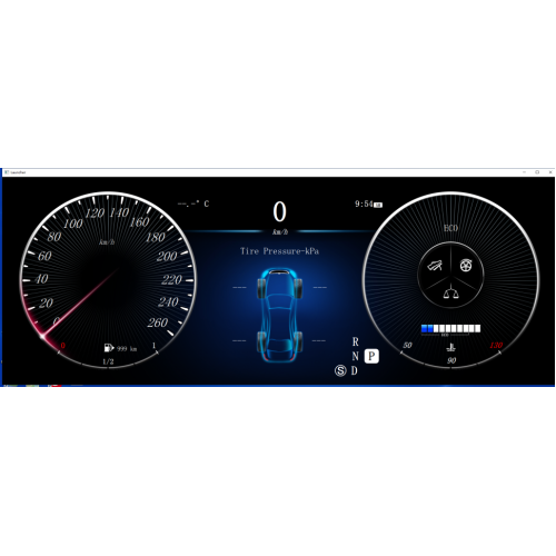 Цифровая приборная ЖК панель для Mercedes-Benz E-класс 2014-2015 (W212) RDL-1317A