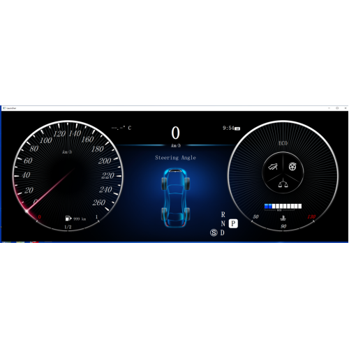 Цифровая приборная ЖК панель для Mercedes-Benz E-класс 2010-2013 (W212) RDL-1317B