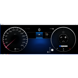 Цифровая приборная ЖК панель для Mercedes-Benz C-класс/GLC 2015-2018 (W205/W253) RDL-1301