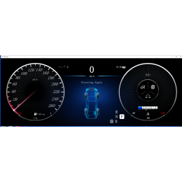 Цифровая приборная ЖК панель для Mercedes-Benz C-класс/GLC 2015-2018 (W205/W253) RDL-1301