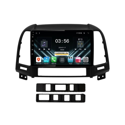 Штатная магнитола Farcar D008M для Hyundai Santa Fe 2006-2012 на Android 13.0