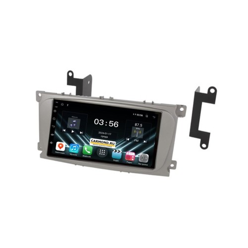 Штатная магнитола Farcar D832-RFO-N15 для Ford Focus II, Mondeo, S-Max, Galaxy 2007+ серая на Android 13.0