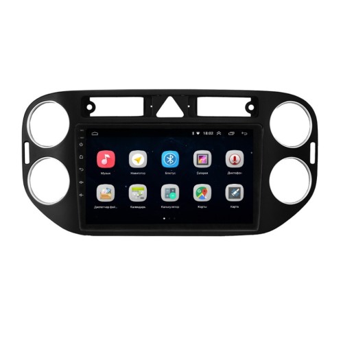 Штатная магнитола Parafar для Volkswagen Golf Plus 2004-2014 цвет черный на Android 10.0 (PF488Lite)