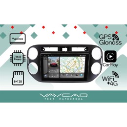 Штатная магнитола VAYCAR 0489-09VO8_2HD 8/128 ГБ для Volkswagen Golf Plus 2004-2014 на Android 10.0
