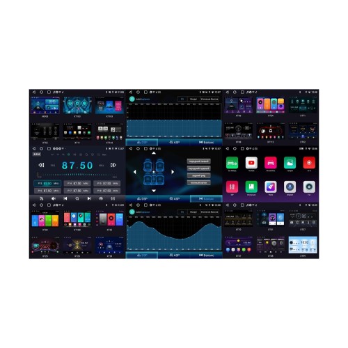 Универсальная магнитола 2 din Wide Media LC7001-ON-2/32 B на Android 9.0