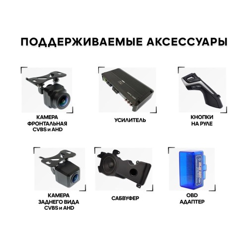 Универсальная магнитола 2 din Wide Media LC7001-ON-2/32 B на Android 9.0