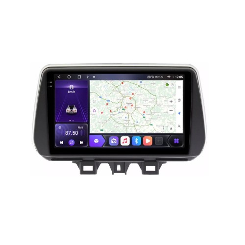 Штатная магнитола CarMedia SF-9728-Q-2K (экран 2K) для Hyundai Tucson III 2018-2021 на Android 12.0