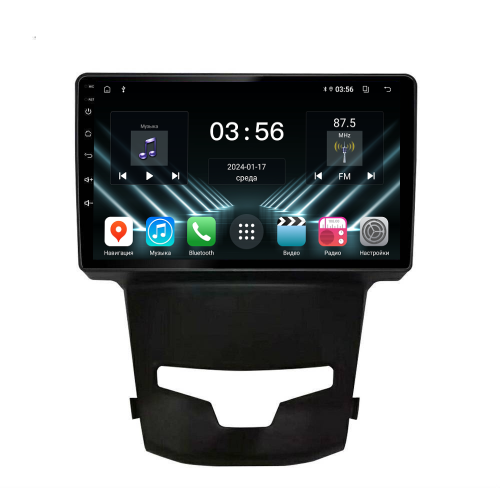 Штатная магнитола Farcar DX355M для Ssang Yong Actyon II 2013-2022 на Android 13.0