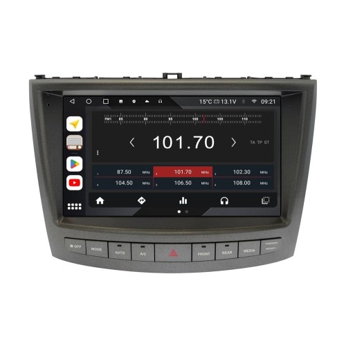 Штатная магнитола Wide Media MT1325QT PRO для Lexus IS II 2005-2013 тип А на Android 10.0