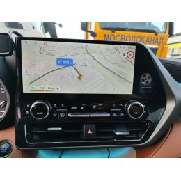 Штатная магнитола CarMedia KP-T1215 для Toyota Highlander 2022+ на Android 10.0