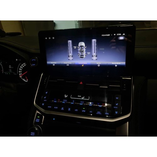 Штатная магнитола CarMedia ZH-T1219 для Toyota Land Cruiser 300 2021-2025 low на Android 13.0