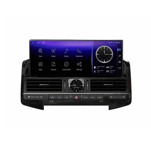 Штатная магнитола CarMedia ZH-T1269 для Toyota Land Cruiser 200 2016-2021 top на Android 12.0