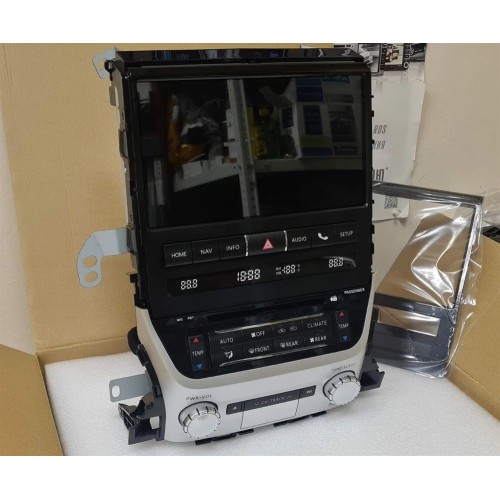 Штатная магнитола CarMedia ZH-T1001 для Toyota Land Cruiser 200 2016-2021 (без отдельного экрана климата) на Android 10.0