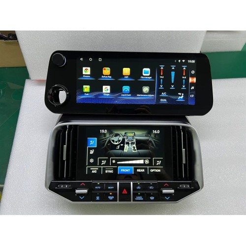 Штатная магнитола CarMedia KP-T1218 для Toyota Land Cruiser 300 2021+ low на Android 10.0
