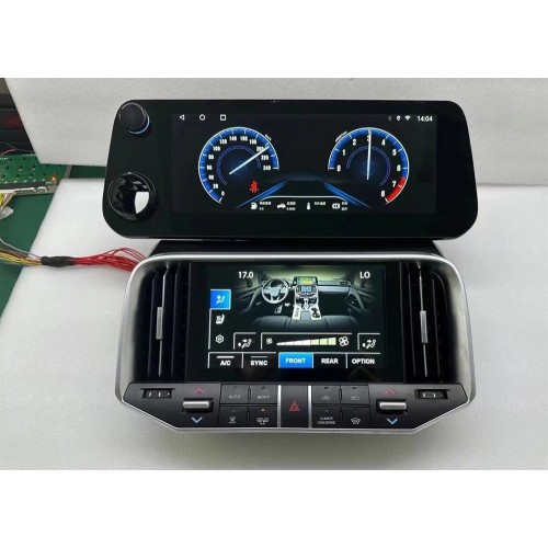 Штатная магнитола CarMedia KP-T1218 для Toyota Land Cruiser 300 2021+ low на Android 10.0