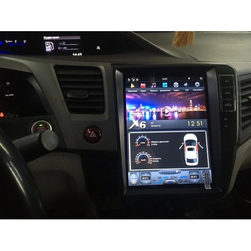 Магнитола Тесла CarMedia ZF-1030-DSP для Honda Civic 9 (IX) на Android 9.0