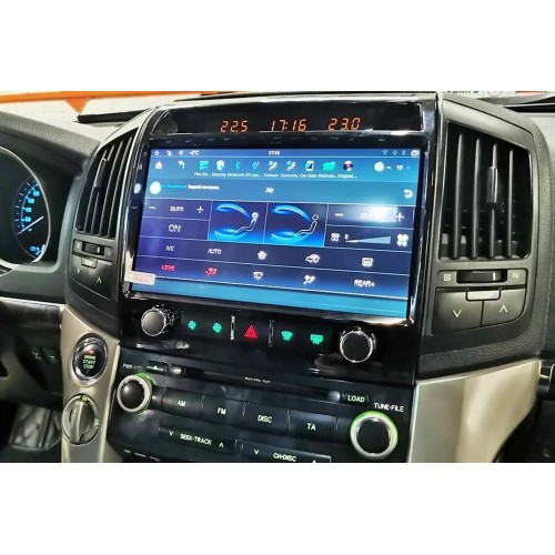 Магнитола Тесла CarMedia ZF-6025L-DSP Tesla-Style для Toyota Land Cruiser 200 2007-2015 на Android 9.0