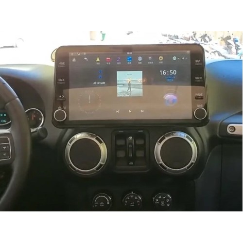 Магнитола Тесла CarMedia ZF-6016-DSP Tesla-Style для JEEP Wrangler 2007-2017 на Android 9.0