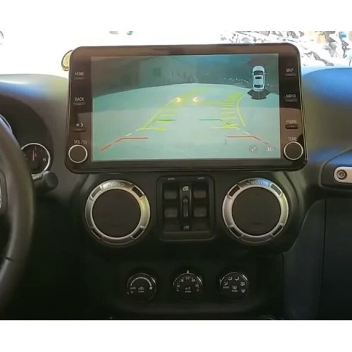 Магнитола Тесла CarMedia ZF-6016-DSP Tesla-Style для JEEP Wrangler 2007-2017 на Android 9.0