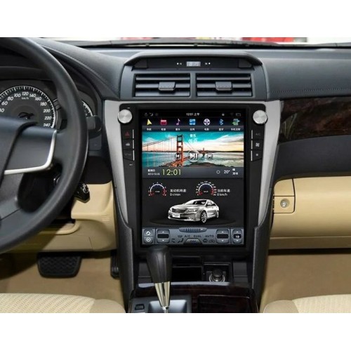 Магнитола Тесла CarMedia ZF-1206-Q6 Tesla-Style для Toyota Camry V50/V55 2011-2018 на Android 11.0