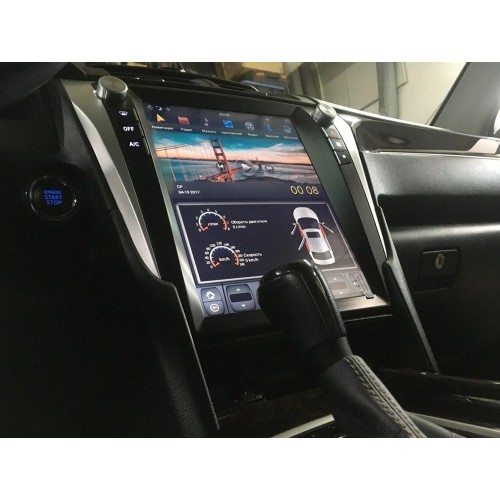 Магнитола Тесла CarMedia ZF-1206-Q6 Tesla-Style для Toyota Camry V50/V55 2011-2018 на Android 11.0