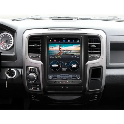 Магнитола Тесла CarMedia ZF-1159-Q6 Tesla-Style для Dodge RAM 1500 (2009-2016) на Android 11.0