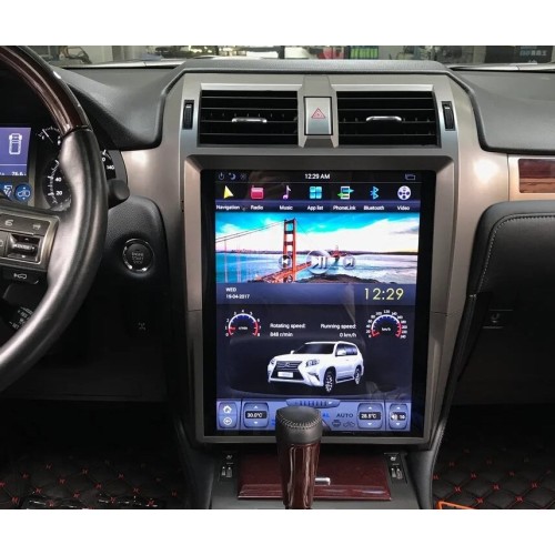Магнитола Тесла CarMedia ZF-1815-Q6 Tesla-Style для Lexus GX 400/460 2010-2019 на Android 11.0