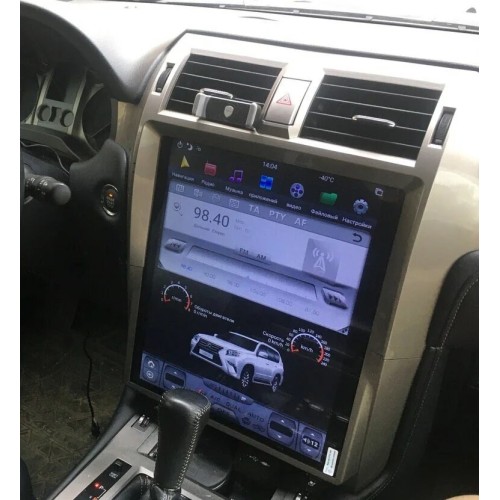 Магнитола Тесла CarMedia ZF-1815-Q6 Tesla-Style для Lexus GX 400/460 2010-2019 на Android 11.0