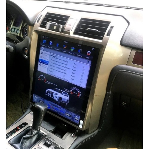Магнитола Тесла CarMedia ZF-1815-Q6 Tesla-Style для Lexus GX 400/460 2010-2019 на Android 11.0