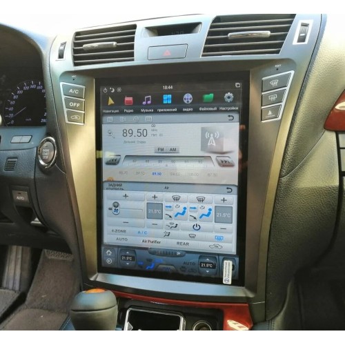 Магнитола Тесла CarMedia ZF-1303L-Q6 Tesla-Style для Lexus LS 460 2006-2009 на Android 11.0