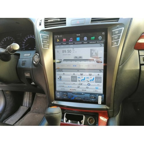 Магнитола Тесла CarMedia ZF-1303L-Q6 Tesla-Style для Lexus LS 460 2006-2009 на Android 11.0