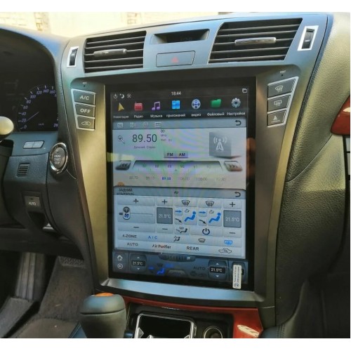 Магнитола Тесла CarMedia ZF-1303L-Q6 Tesla-Style для Lexus LS 460 2006-2009 на Android 11.0